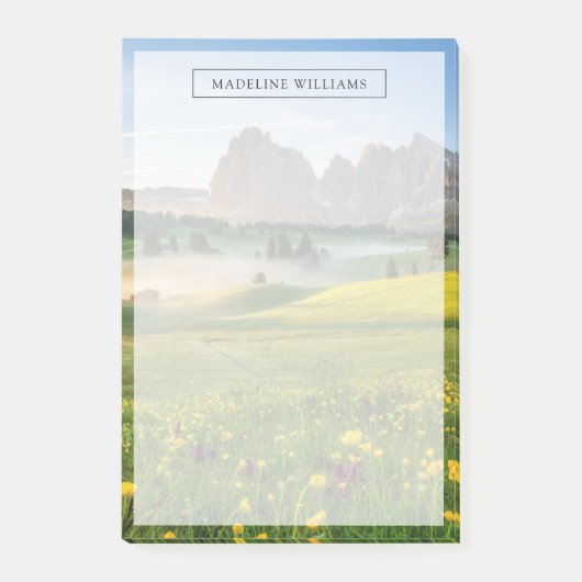 Flowers | Spring Alpe di Siusi Langkofel Post-it® Notes (Voorkant)