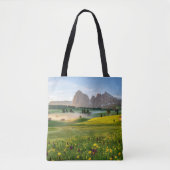 Flowers | Spring Alpe di Siusi Langkofel Tote Bag (Voorkant)