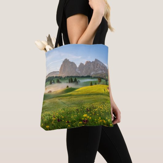 Flowers | Spring Alpe di Siusi Langkofel Tote Bag (Dichtbij)