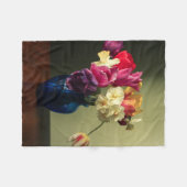 Flowers | Spring Flower Bouquet Fleece Deken (Voorkant (Horizontaal))