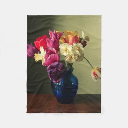 Flowers | Spring Flower Bouquet Fleece Deken (Voorkant)