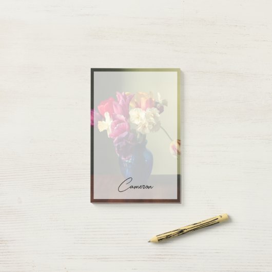 Flowers | Spring Flower Bouquet Post-it® Notes (Op bureau)