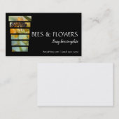 Flowers Spring Photography Bee Visitekaartje (Voorkant / Achterkant)