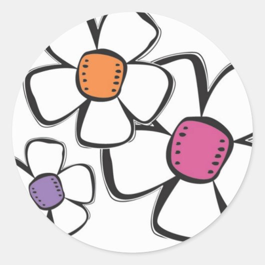 Flowers Sticker (Voorkant)