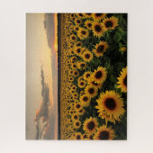 Flowers | Sunflower Field Legpuzzel (Verticaal)