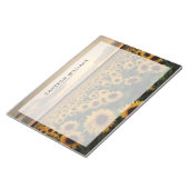 Flowers | Sunflower Field Notitieblok (Schuin)