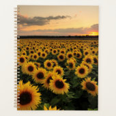 Flowers | Sunflower Field Planner (Voorkant)