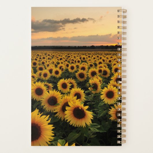 Flowers | Sunflower Field Planner (Achterkant)