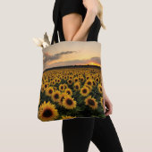 Flowers | Sunflower Field Tote Bag (Dichtbij)