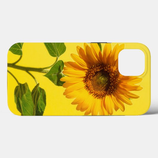 Flowers Sunflower on Yellow Case-Mate iPhone Case (Achterkant (horizontaal))