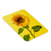 Flowers Sunflower on Yellow Magneet (Rechterzijde)