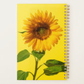 Flowers | Sunflower on Yellow Planner (Achterkant)