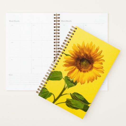 Flowers | Sunflower on Yellow Planner (Display)