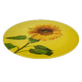 Flowers Sunflower on Yellow Snijplank (Hoek)