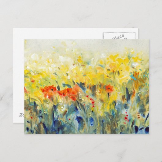 Flowers Sway II Briefkaart (Voorkant / Achterkant)