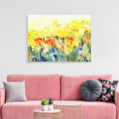 Flowers Sway II Canvas Afdruk (Insitu (Woonkamer))