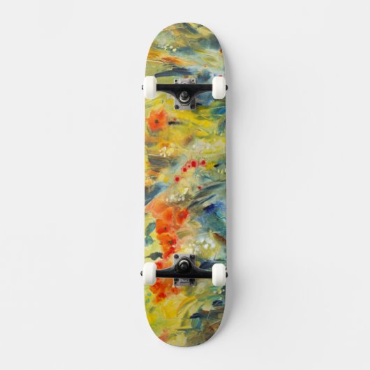 Flowers Sway II Persoonlijk Skateboard (Voorkant)