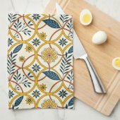 Flowers Theedoek (Quarter Fold)