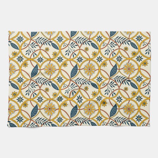 Flowers Theedoek (Horizontaal)