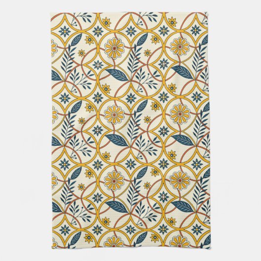 Flowers Theedoek (Verticaal)