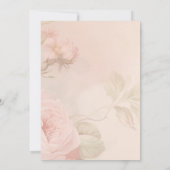  Flowers Theeset Flower Vrijgezellenfeest Kaart (Achterkant)