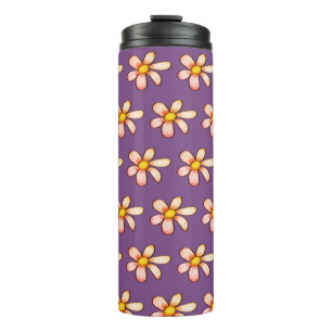 Flowers Thermal Tumbler Thermosbeker