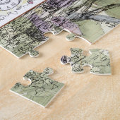 Flowers Time Pocket Watch Tekening Legpuzzel (Zijkant)