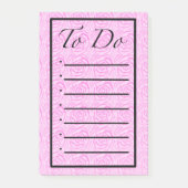 Flowers To Do List Post it Notes (Voorkant)