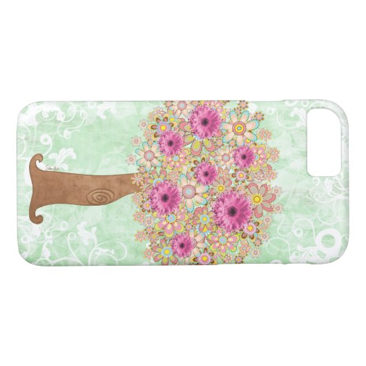 Flowers Tree Case-Mate iPhone Case (Achterkant (Horizontaal))