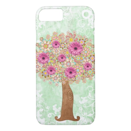 Flowers Tree Case-Mate iPhone Case (Achterkant)