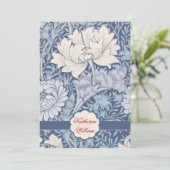 Flowers verlovingsfeest uitnodigingen (Staand voorkant)