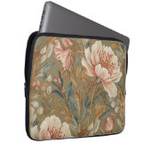 Flowers, Vintage,Glamorous Garden Blooms Laptop Sleeve (Voorkant Rechts)