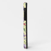 Flowers Violets floral all-over print monogram Cas Case-Mate iPhone Case (Achterkant/links)