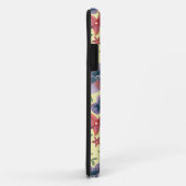 Flowers Violets floral all-over print monogram Cas Case-Mate iPhone Case (Achterkant/rechts)