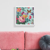 Flowers Wallart Canvas Afdruk (Insitu (Woonkamer))