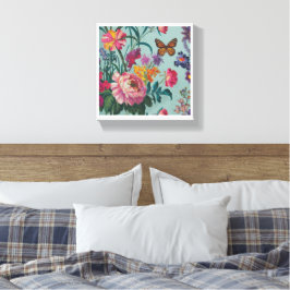 Flowers Wallart Canvas Afdruk