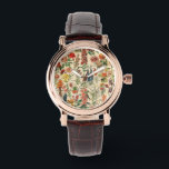 Flowers Watch Horloge<br><div class="desc">Bezoek mijn winkel voor een interessanter ontwerp en meer keuze voor kleuren => zazzle.com/colorfulworld*</div>
