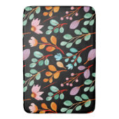 Flowers Waterverf Trendy Badmat (Voorkant Verticaal)
