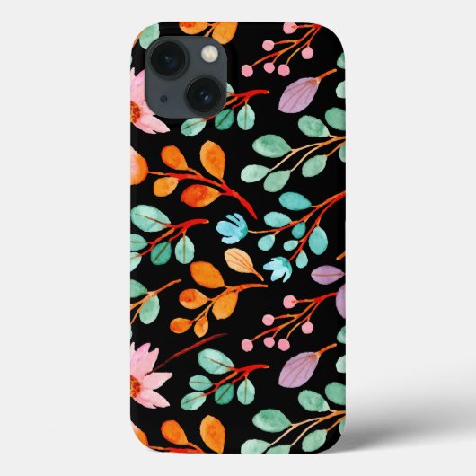 Flowers Waterverf Trendy Case-Mate iPhone Case (Achterkant)