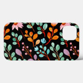 Flowers Waterverf Trendy Case-Mate iPhone Case (Achterkant (horizontaal))