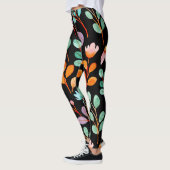 Flowers  Waterverf Trendy Leggings (Links)