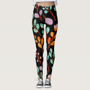 Flowers  Waterverf Trendy Leggings