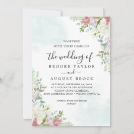 Flowers Wedding Uitnodiging