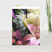 Flowers Wedding Uitnodiging (Achterkant)