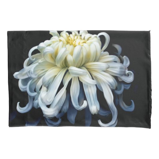 Flowers | White Chrysanthemum Kussensloop (Voorkant)