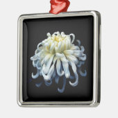 Flowers White Chrysanthemum Metalen Ornament (Links)