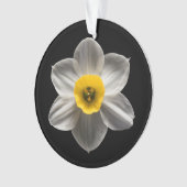 Flowers | White Daffodil Flower Ornament (voorkant)
