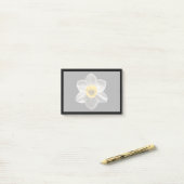 Flowers | White Daffodil Flower Post-it® Notes (Op bureau)