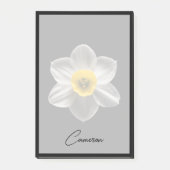 Flowers | White Daffodil Flower Post-it® Notes (Voorkant)