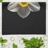 Flowers | White Daffodil Flower Theedoek (Gevouwen)
